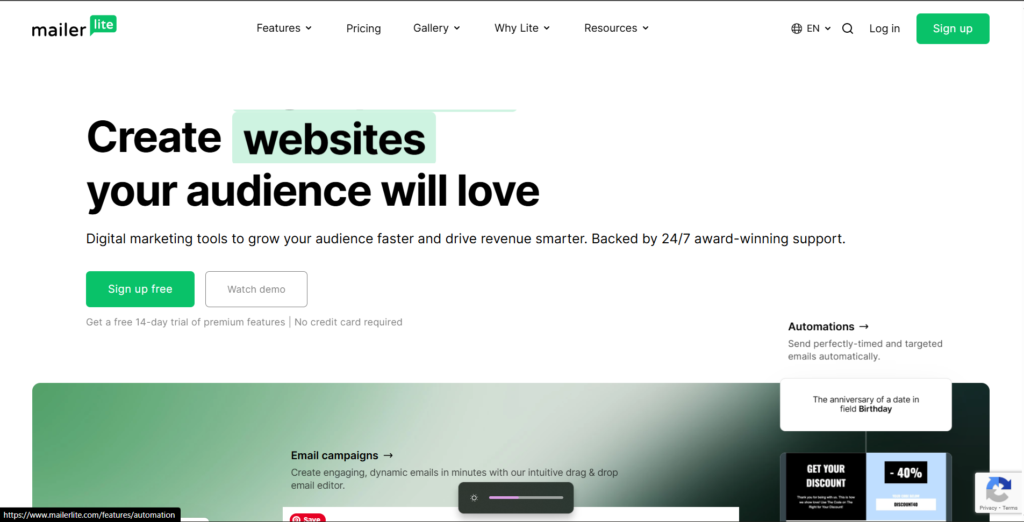 Digital marketing tools to grow your audience faster and drive revenue smarter Backed by award winning support