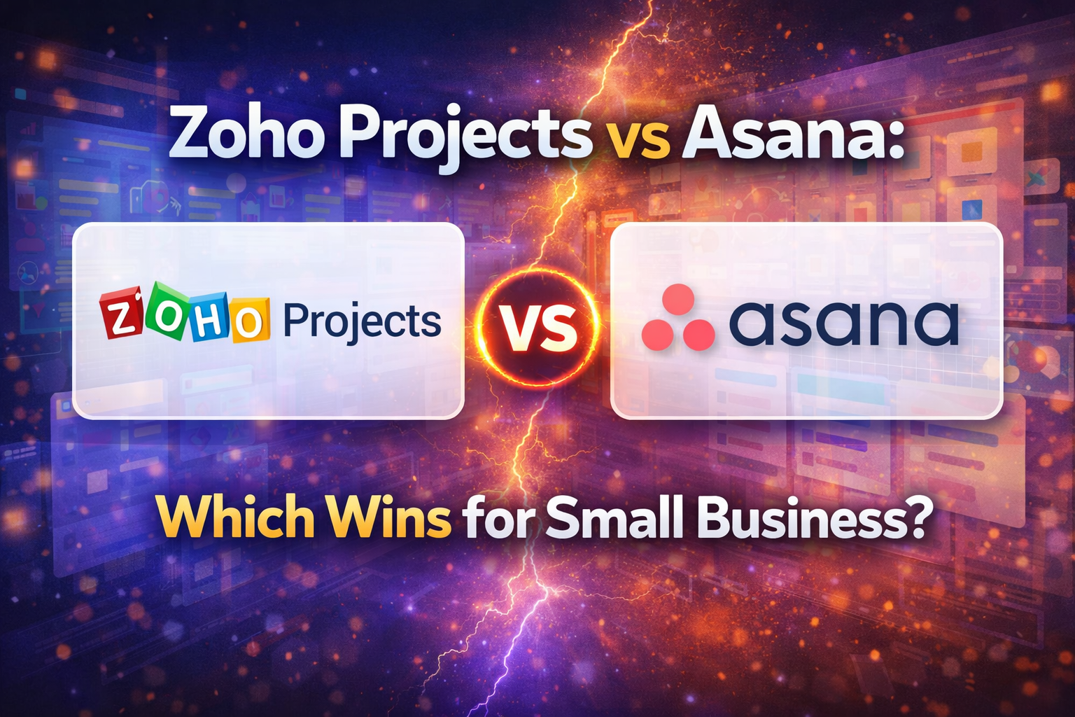 zoho projects vs asana which winds for small business