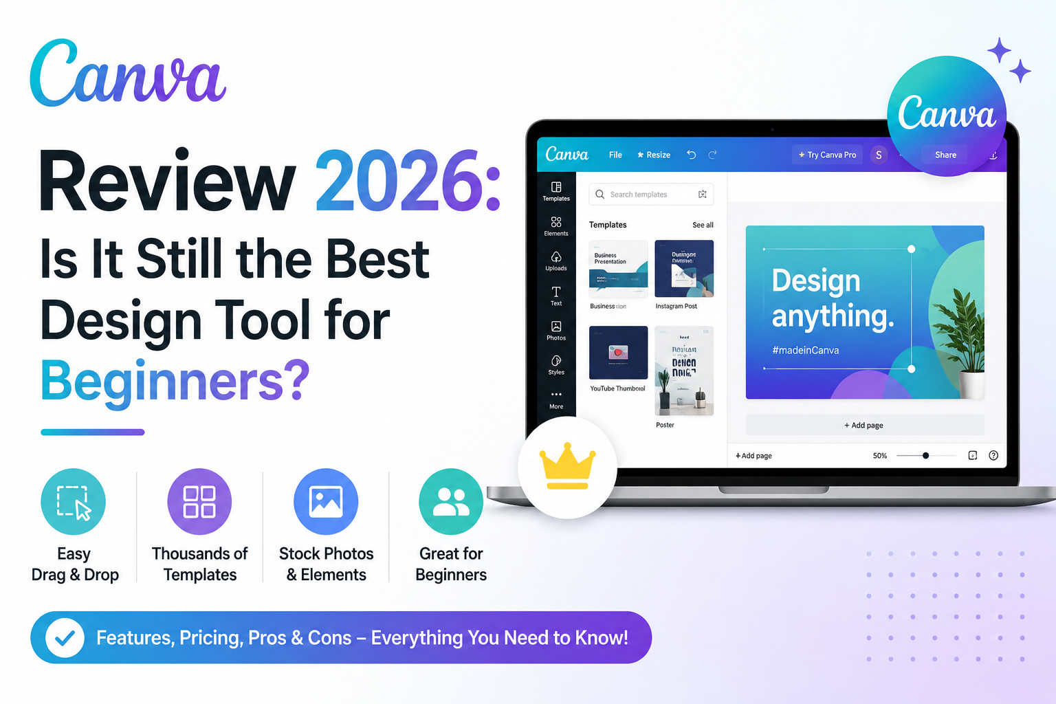 Canva Review 2026: Is It Still the Best Design Tool for Beginners?