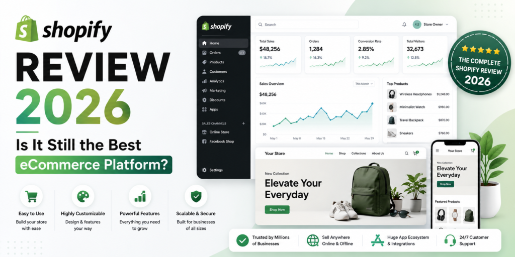 Shopify Review 2026: Is It Still the Best eCommerce Platform? Shopify Review 2026: Is It Still the Best eCommerce Platform?