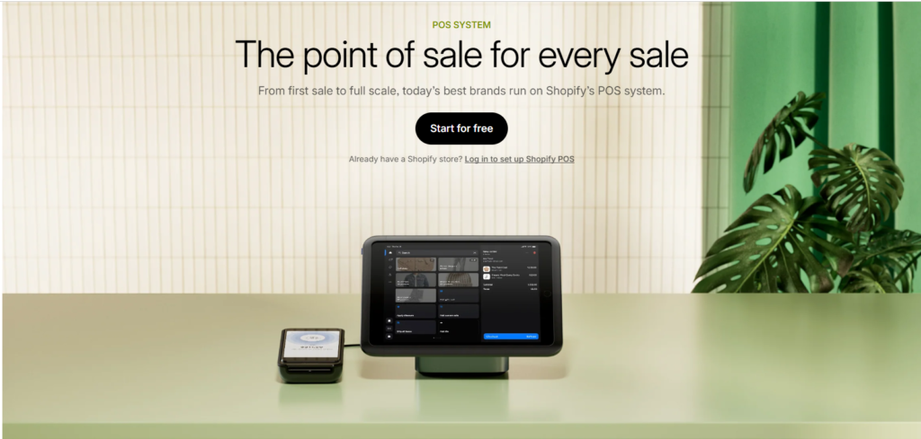 Shopify Review 2026: Is It Still the Best eCommerce Platform? Show point of sale for every sale banner imaegs