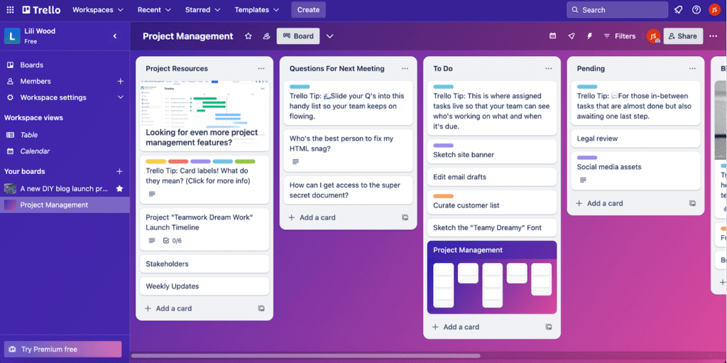 Trello Review 2026: Is It Still the Best Project Management App? trello workspace 1