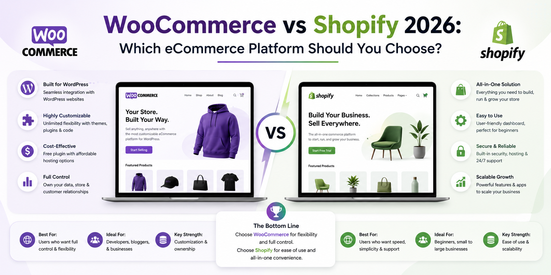 WooCommerce vs Shopify 2026: Which eCommerce Platform Wins?