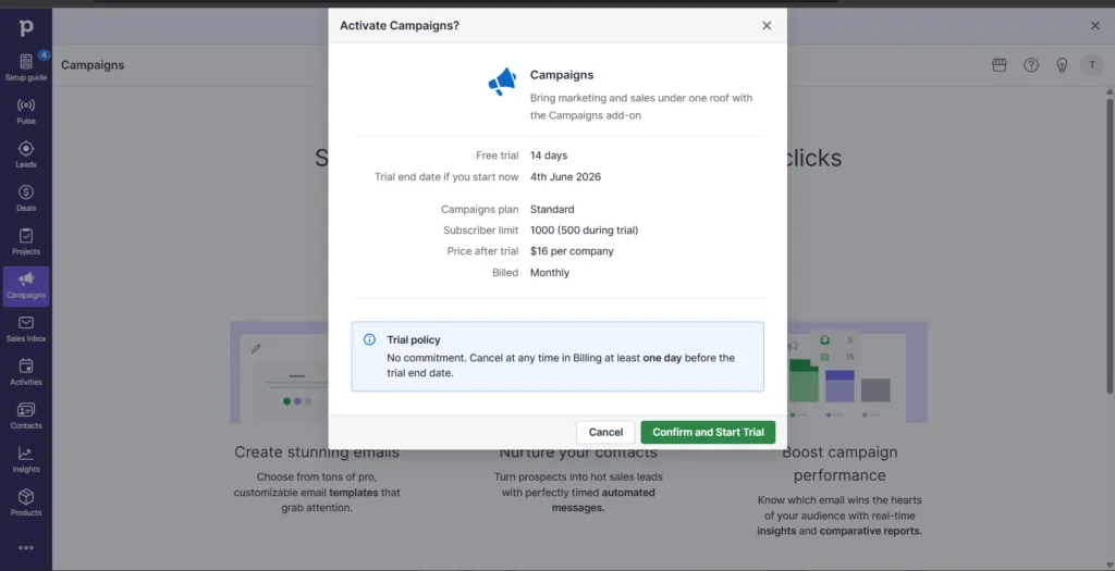 activate campaigns