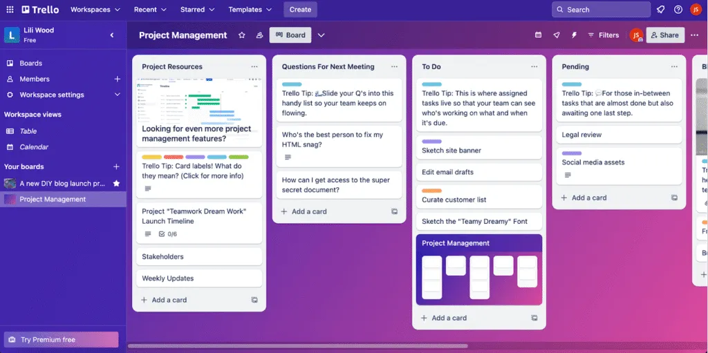 trello workspace 1
