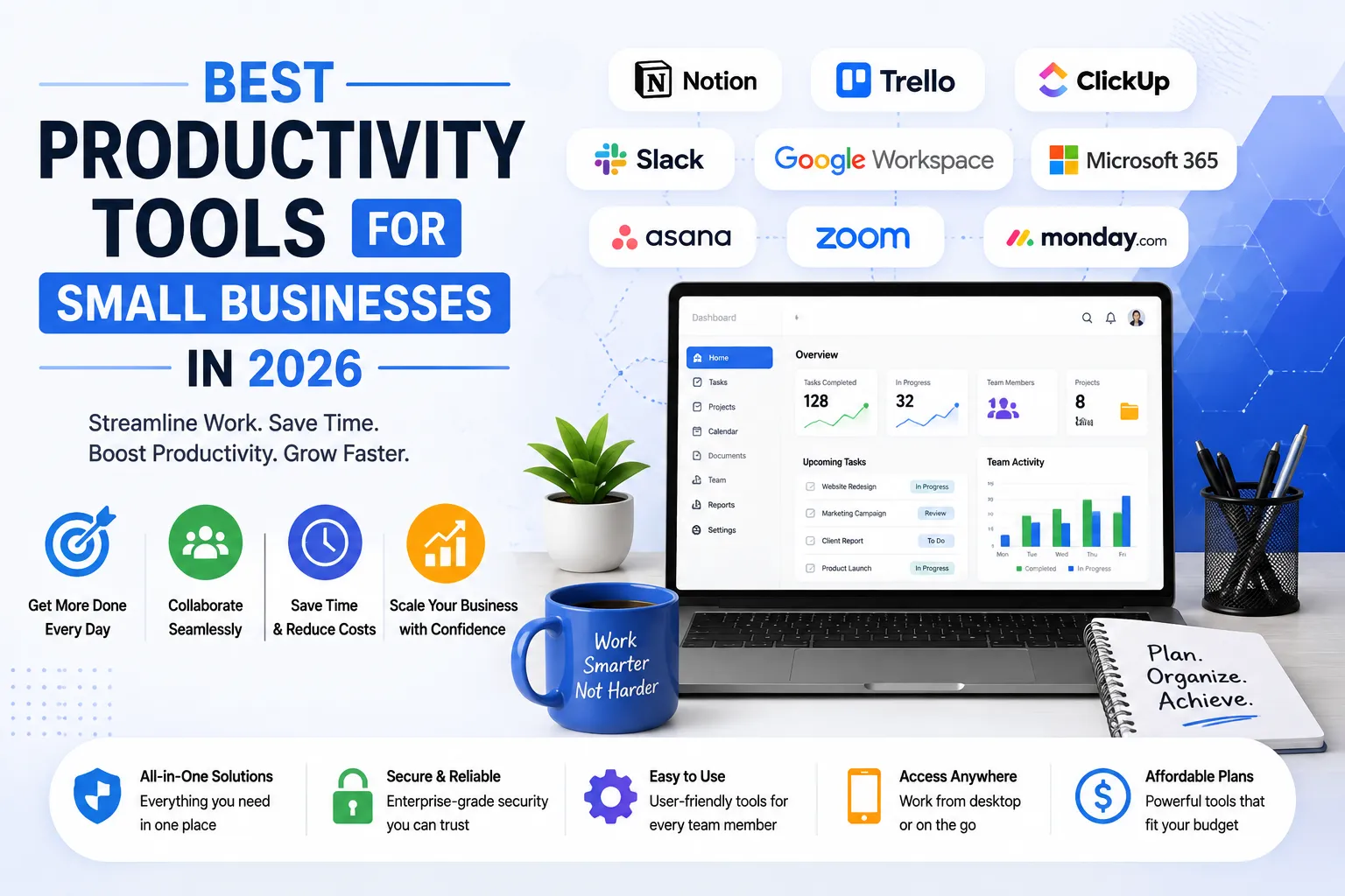 Best Productivity Tools for Small Businesses in 2026